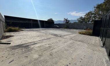 Terreno industrial en renta en Santa Catarina.