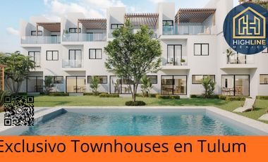 En venta casa de 3 habitaciones en Tulum con amenidades premium y roof top privado