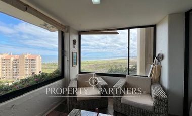 Departamento con gran vista al mar