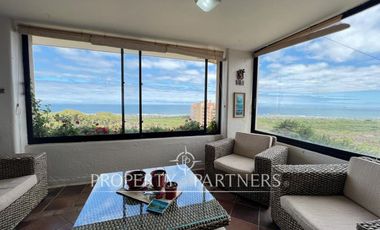 Departamento con gran vista al mar