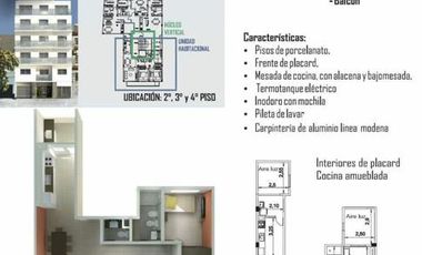Depto 3 Dormitorios con cochera