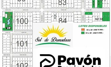 Terreno en  Barrio Cerrado. Sol de Domselaar