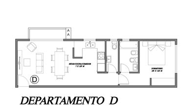 Departamento 3 ambientes a estrenar. Vicente López .