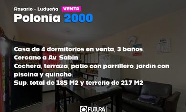 Casa 4 dormitorios en  Barrio Ludueña