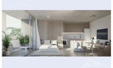 MONOAMBIENTE CON BALCÓN EN POZO