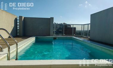 Apto crédito! En venta departamento piso en torre 4 ambientes, 2 cocheras San Fernando centro