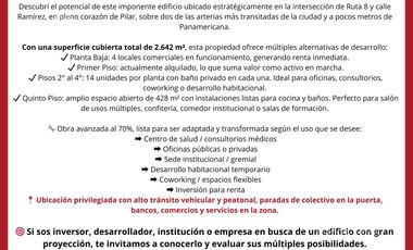 EDIFICIO EN VENTA - PILAR CENTRO - RUTA 8