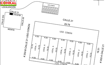 Local en Renta en Privada Arbelia en Conkal