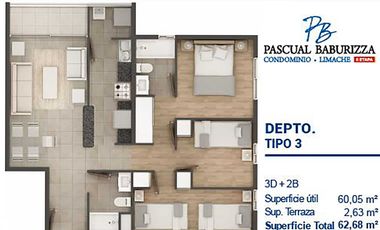 Departamento en arriendo en LIMACHE