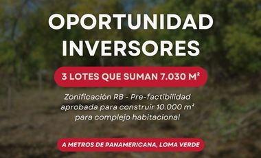 TERRENO EN OPORTUNIDAD EN LOMA VERDE 7030m2