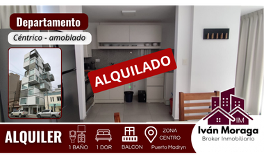 DEPARTMENTO 2 AMBIENTES - 1ER P. -EDIFICIO QUBE -CENTRO PUERTO MADRYN