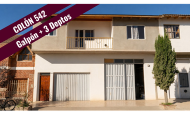 GALPÓN (LOCAL COMERCIAL) + 3 DEPARTAMENTOS 303.25 m2 - PUERTO MADRYN