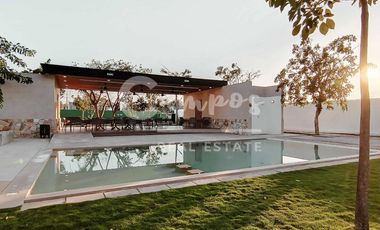 Casa de 2 piso, 4 recamaras en privada en Cholul Yucatan  Preventa abril 2026