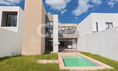 Casa de 2 piso, 4 recamaras en privada en Cholul Yucatan  Preventa marzo 2026