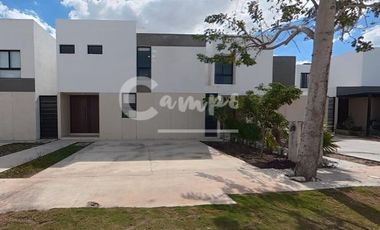 Casa de 2 piso, 4 recamaras en privada en Cholul Yucatan  Preventa marzo 2026