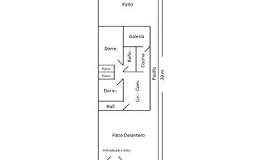 Casa en Venta - Corrientes Cap. - 2 Dorm. - B° Profesionales