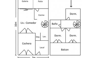Casa en Venta - Corrientes Cap. - 3 Dorm. - B° Ex Aeroclub