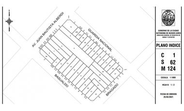 Terreno en Venta Apto desarrollo - 1800 m2 vendibles - Mataderos