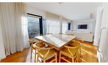 Departamento disponible en Alquiler en Las Cañitas c/cochera Amoblado