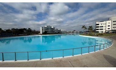 Lote en venta en  Lagoon Pilar. Con platea y proyecto aprobado.