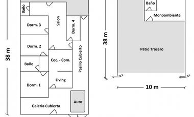 Casa en Venta - Corrientes Cap. - 4 Dorm. - Brasil N° 1850