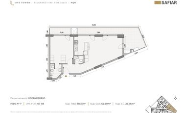 VENTA | DEPARTAMENTO 1 DORMITORIO | LIFE TOWER