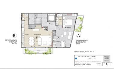 Dos ambientes  Semipiso - Chacarita excelente oportunidad y ubicacion