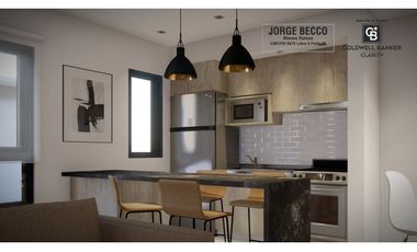 Monoambiente a estrenar con balcón en Parque chas - 38mt2 - Amenities