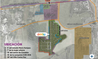 VENDO LOTE DE 360 MTS EN DOCTA PARQUE - APTO DUPLEX