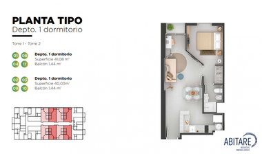 VENDO DEPARTAMENTO DE 1 DORMITORIO EN POCITO SOCIAL LIFE - PROACO