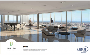 VENDO DEPARTAMENTO DE 1 DORMITORIO EN POCITO SOCIAL LIFE - PROACO