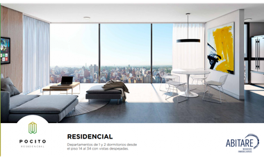 VENDO DEPARTAMENTO DE 2 DORMITORIOS EN POCITO SOCIAL LIFE - PROACO