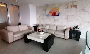 DEPARTAMENTO EN VENTA PLAYA MERIDA, 3 RECÁMARAS. TOTALMENTE AMUEBLADO