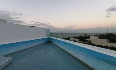 DEPARTAMENTO EN VENTA PLAYA MERIDA, 3 RECÁMARAS. TOTALMENTE AMUEBLADO