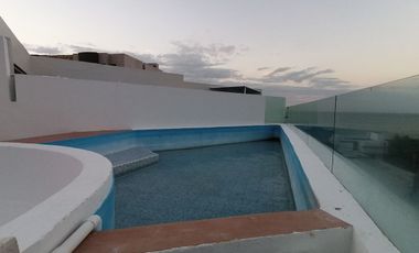 DEPARTAMENTO EN VENTA PLAYA MERIDA, 3 RECÁMARAS. TOTALMENTE AMUEBLADO