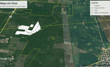 TERRENO  MACROLOTE EN VENTA YUCATAN RUSTICO PARA INVERSION EN SINANCHE