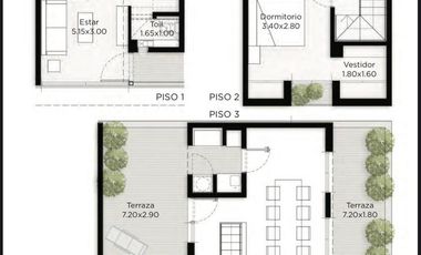 Departamento 3 amb. con playroom y terraza en Venta Ezeiza