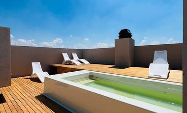 Departamento en Alquiler de 2 Dormitorios, Balcon con Asador, Pileta en Terraza