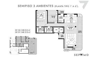 VENTA Departamento en pozo penthouse con 3 cocheras Quilmes Centro