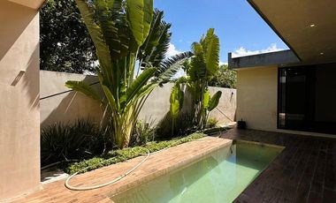 CASA DE UNA SOLA PLANTA DE ENTREGA INMEDIATA EN CONKAL, YUC