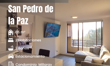 SE VENDE DEPARTAMENTO EN CONDOMINIO MILLARAY 2D 2B 1E 1BG
