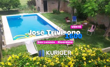 Venta casa de 2 dormitorio con gran pileta en Ricardone.