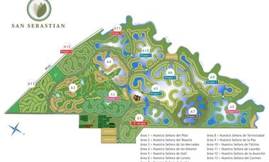 Terreno en  Venta de 1.000m2 en Barrio San Sebastián (Escobar), FRENTE a la LAGUNA , en AREA 1