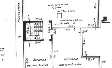 Casa de 3 dormitorios con terraza exclusiva y cochera en Pichincha