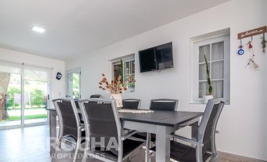 3 dormitorios con pileta y jardin alquiler anual.