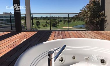4 ambientes con terraza y jacuzzi
