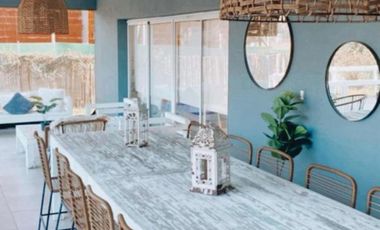 Disponible en temporada. Casa en San Gabriel a laguna con muelle.