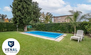 Casa venta en Fincas de Maschwitz luminosa 5amb 3dor 2baños lavadero Pileta parrilla cocheras