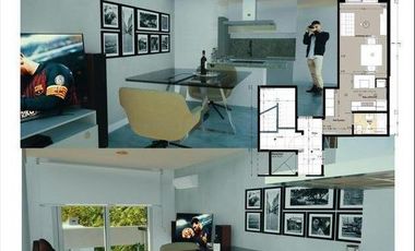 Departamento monoambiente con cochera y pileta