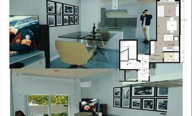 Departamento monoambiente con cochera y pileta